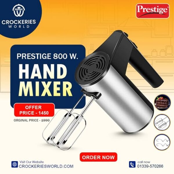 800WATT PRESTIGE HAND MIXER EB-7002