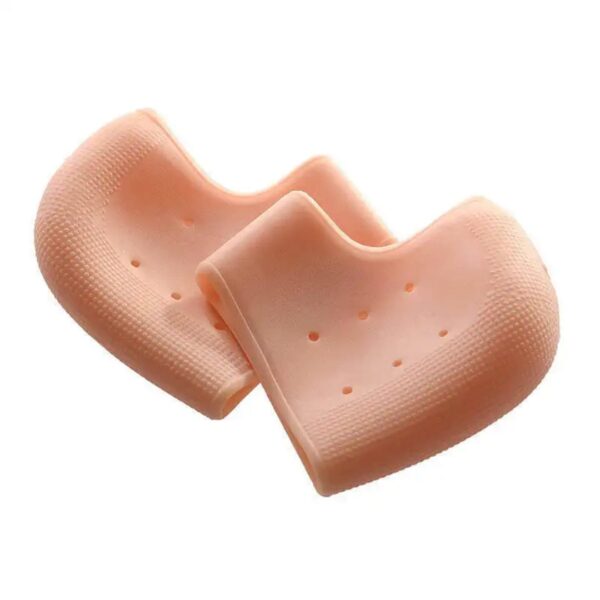 1 Pair Silicone Rubber Gel Socks Peds Anti Cracking Liner Heel Elastic Silicon Moisturizing Foot Skin Care Heel Foot Protection