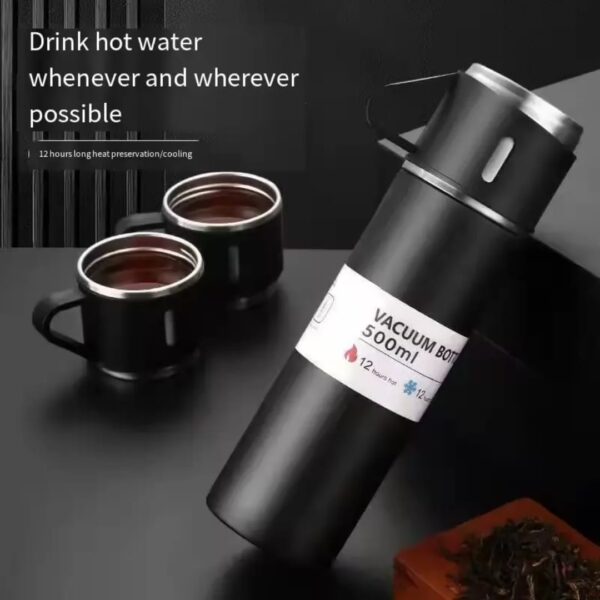 500ml Stainless Steel Vacuum Flask – Hot & Cold Thermos Bottle