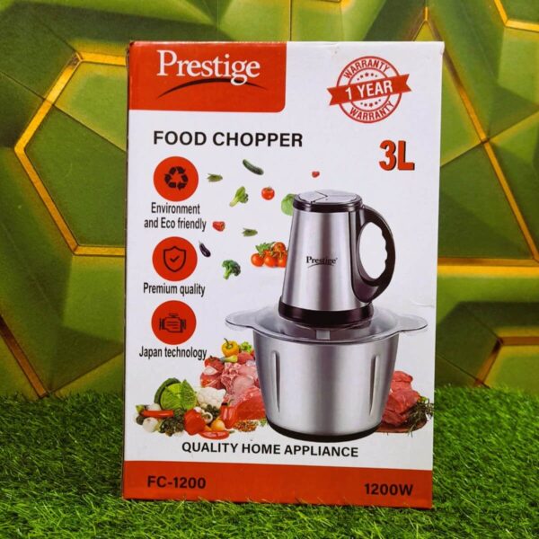 Prestige FC-1200 Food Chopper (3L, 1200W) – Kitchen's Powerful Companion