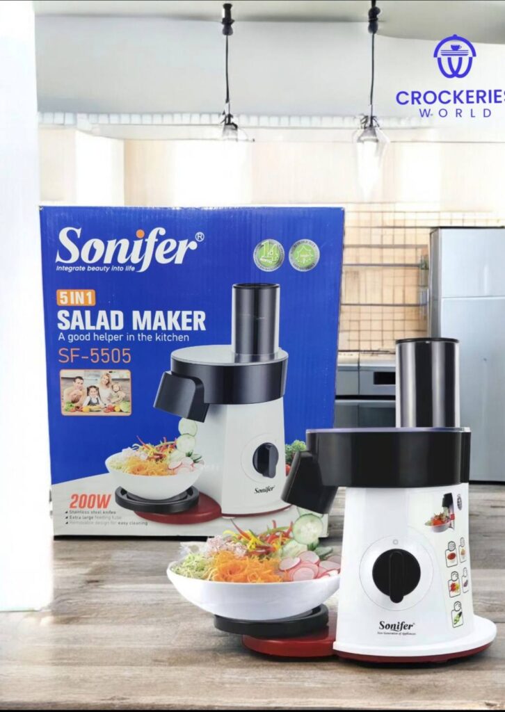 Sonifer Electric Salad Maker & Food Slicer – 200W Capacity
