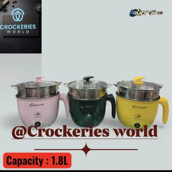 Multifunctional Electric Cooking Pot – 1.8 লিটার | দ্রুত রান্নার পারফেক্ট কুকিং পট