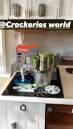 Disnie 6 in 1 Salad Cutter – 3.5L Stainless Steel Multipurpose Vegetable Slicer