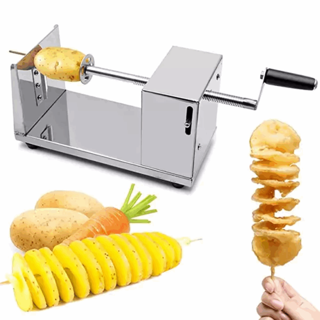 H001 Stainless Steel Potato Slicer – Durable & Sharp Cutter for Perfect Slices
