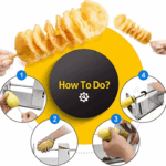H001 Stainless Steel Potato Slicer – Durable & Sharp Cutter for Perfect Slices
