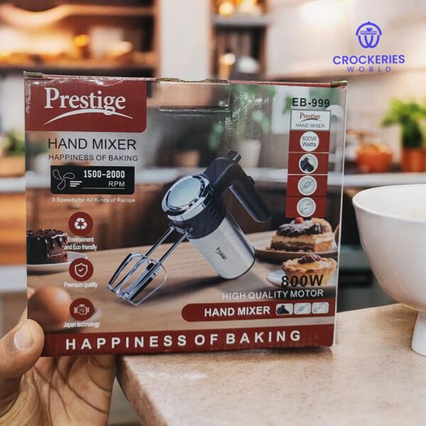 Prestige Hand Mixer EB-999 | 800W Powerful Motor