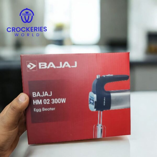 Bajaj HM 02 – 300 ওয়াট ইলেকট্রিক এগ বিটার | হ্যান্ড মিক্সার